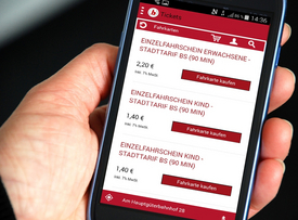 Ideal für unterwegs: Tickets über die App Verkehr-BS kaufen.